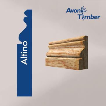 Solid American Oak Altino Architrave (Per Metre)