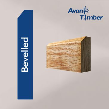 Solid American Oak Bevelled Architrave (Per Metre)