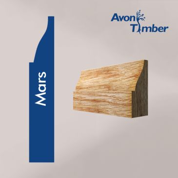 Solid American Oak Mars Architrave (Per Metre)