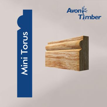 Solid American Oak Mini Torus Architrave (Per Metre)