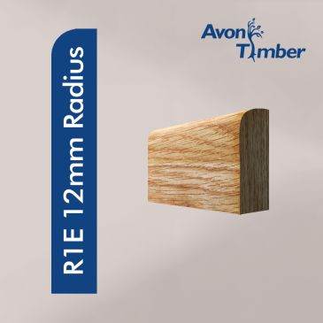 Solid Oak Pencil Round (12mm Radius) Architrave (Per Metre)