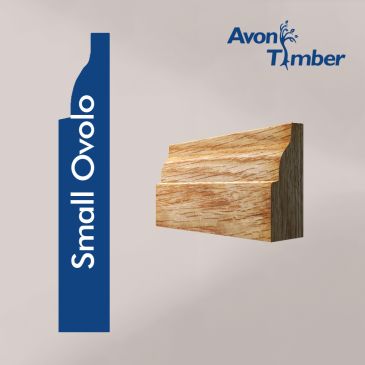 Solid American Oak Small Ovolo Architrave (Per Metre)