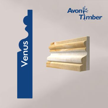 Solid Pine Venus Architrave (Per Metre)