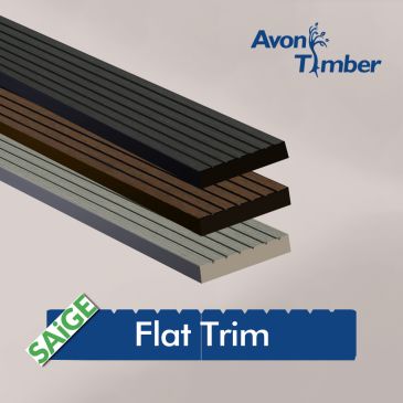 10 x 70 x 2.2m Flat Trim Composite Saige Longlife Decking