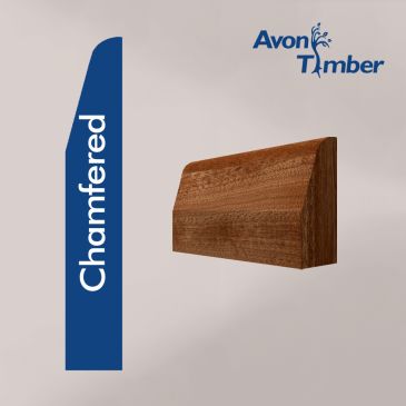 Solid Sapele Chamfered Architrave (Per Metre)