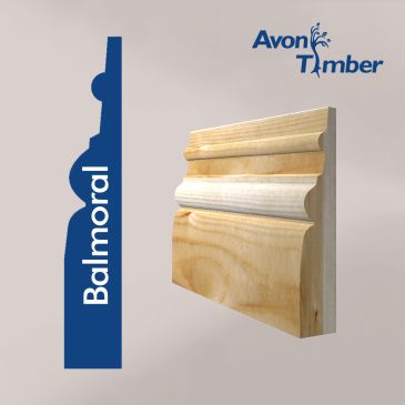 Solid Pine Balmoral Skirting (Per Metre)