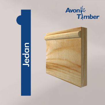 Solid Pine Jedan Skirting (Per Metre)