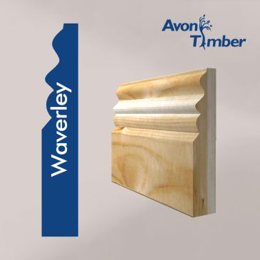 Solid Pine Waverley Skirting (Per Metre)