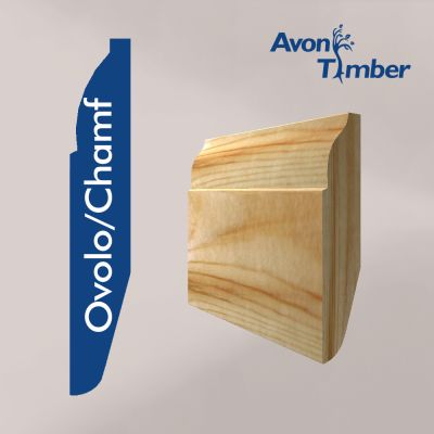 Redwood Ovolo Skirting and Pine Chamfered Skirting