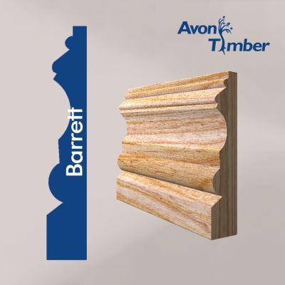 Solid American White Ash Barrett Skirting (Per Metre)