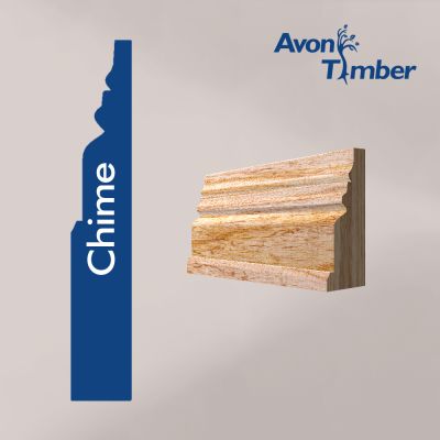 Solid American White Ash Chime Architrave (Per Metre)