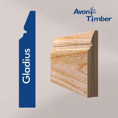 Solid American White Ash Gladius Skirting (Per Metre)