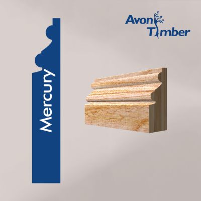 Solid American White Ash Mercury Architrave (Per Metre)