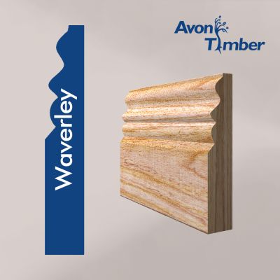 Solid American White Ash Waverley Skirting (Per Metre)