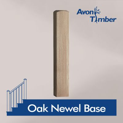 Benchmark Oak Newel Base