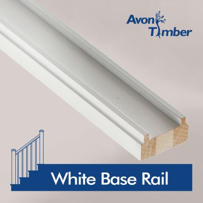 Benchmark White Primed Baserail