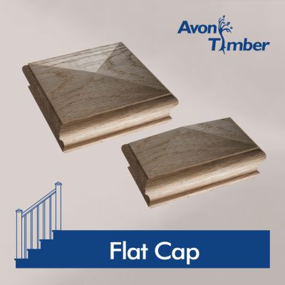 Benchmark Oak Newel Half Pyramid Cap 