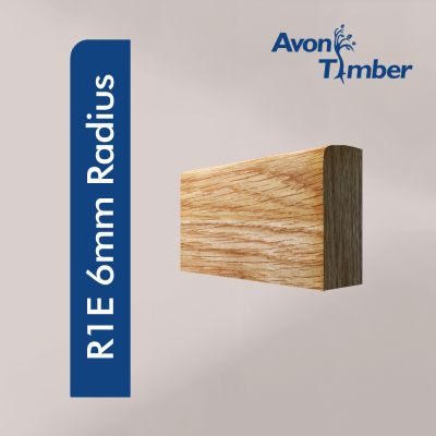 Solid Oak Pencil Round (6mm Radius) Architrave (Per Metre)