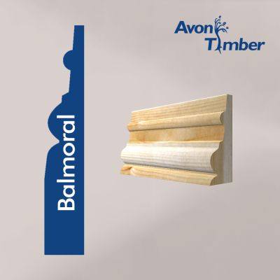 Solid Pine Balmoral Architrave (Per Metre)