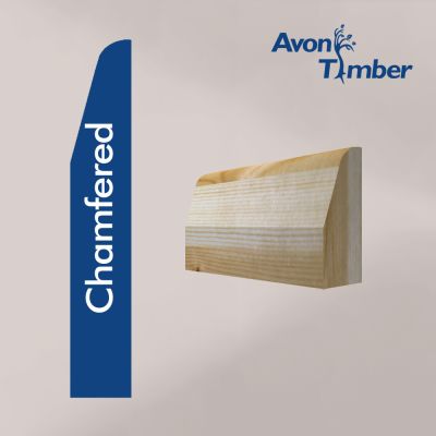 19x50mm Redwood Chamfered Architrave