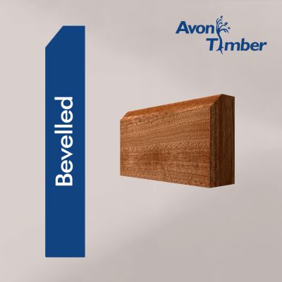 Solid Sapele Bevelled Architrave (Per Metre)