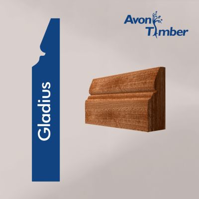 Solid Sapele Gladius Architrave (Per Metre)