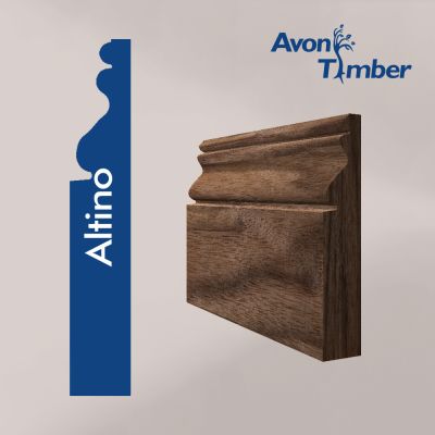 Solid American Black Walnut Altino Skirting (Per Metre)