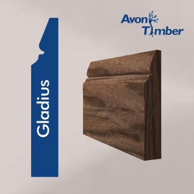 Solid American Black Walnut Gladius Skirting (Per Metre)