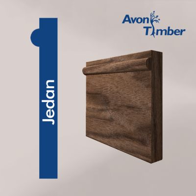 Solid American Black Walnut Jedan Skirting (Per Metre)