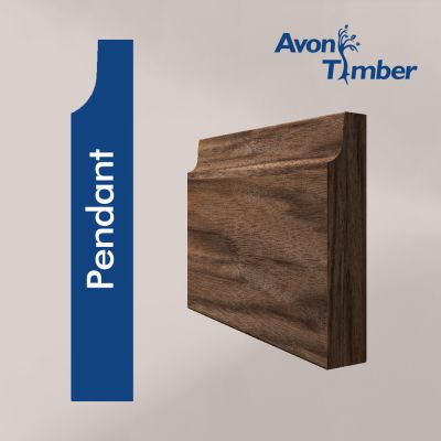 Solid American Black Walnut Pendant Skirting (Per Metre)