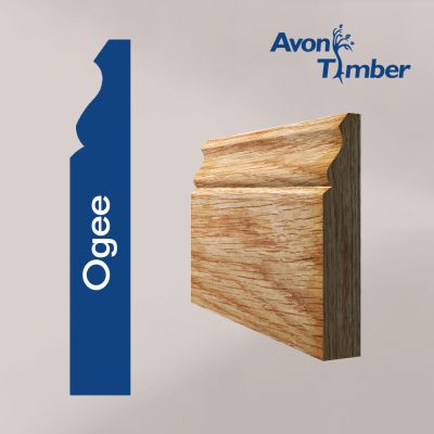 Ogee Oak Skirting Board