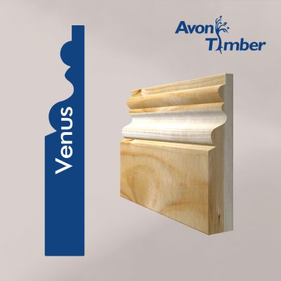 Solid Pine Venus Skirting (Per Metre)