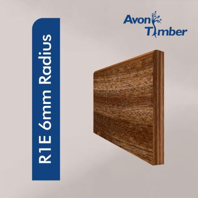 Solid Sapele Pencil Round (6mm Radius) Skirting (Per Metre)