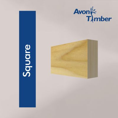 Solid Tulipwood Square Edge Architrave (Per Metre)