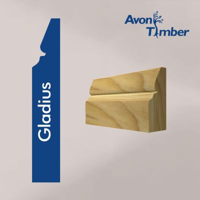 Solid Tulipwood Gladius Architrave (Per Metre)