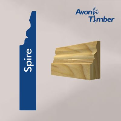 Solid Tulipwood Spire Architrave (Per Metre)