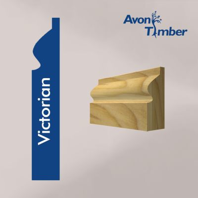 Solid Tulipwood Victorian Architrave (Per Metre)