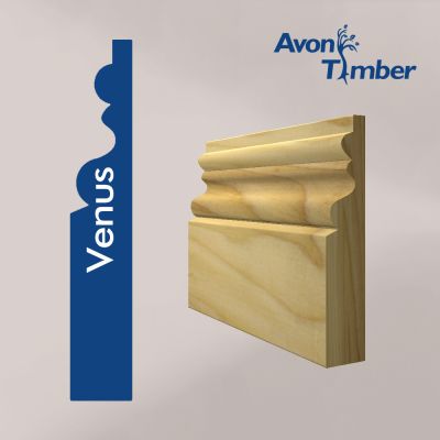 Solid Tulipwood Venus Skirting (Per Metre)