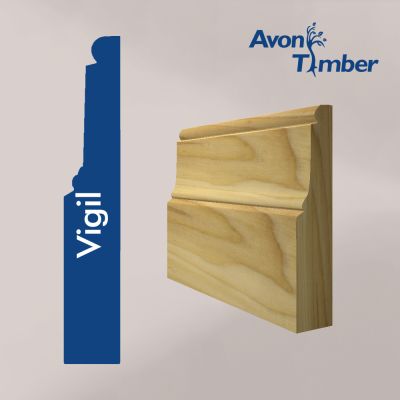 Solid Tulipwood Vigil Skirting (Per Metre)