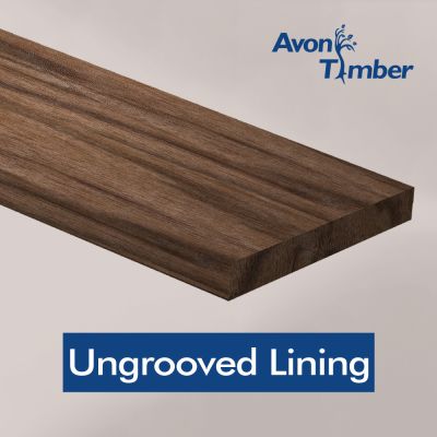 UnGrooved Solid Walnut Door Lining set With Doorstop