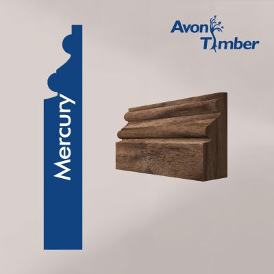 Solid American Black Walnut Mercury Architrave (Per Metre)