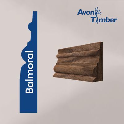 Solid American Black Walnut Balmoral Architrave (Per Metre)