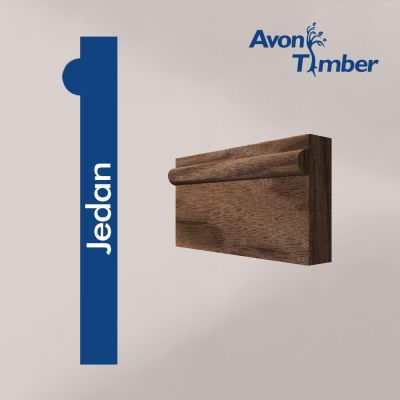 Solid American Black Walnut Jedan Architrave (Per Metre)