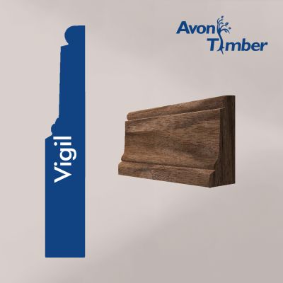 Solid American Black Walnut Vigil Architrave (Per Metre)