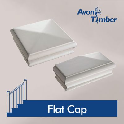 Benchmark White Primed Newel Pyramid Cap